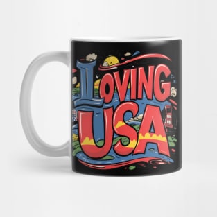 I Loving USA Mug